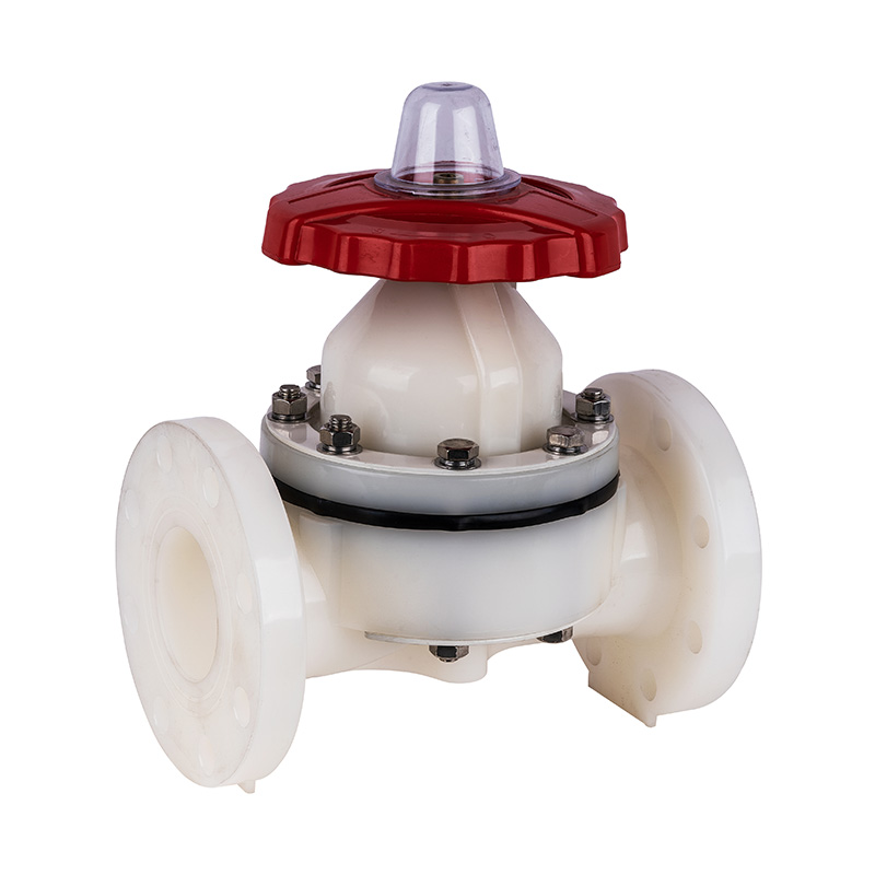 PVDF G41F-10F Flanş Tipi Diyaframlı Vana DN15-300 GB Standart