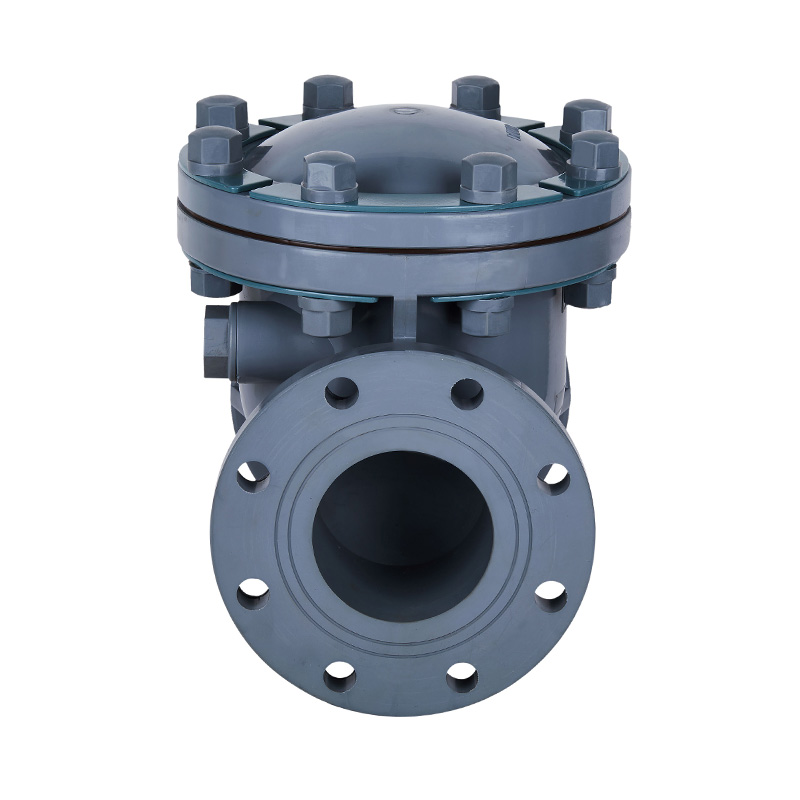 PVC-C H44F-10V Swing Tip Çek Valf DN15-300 GB Standart