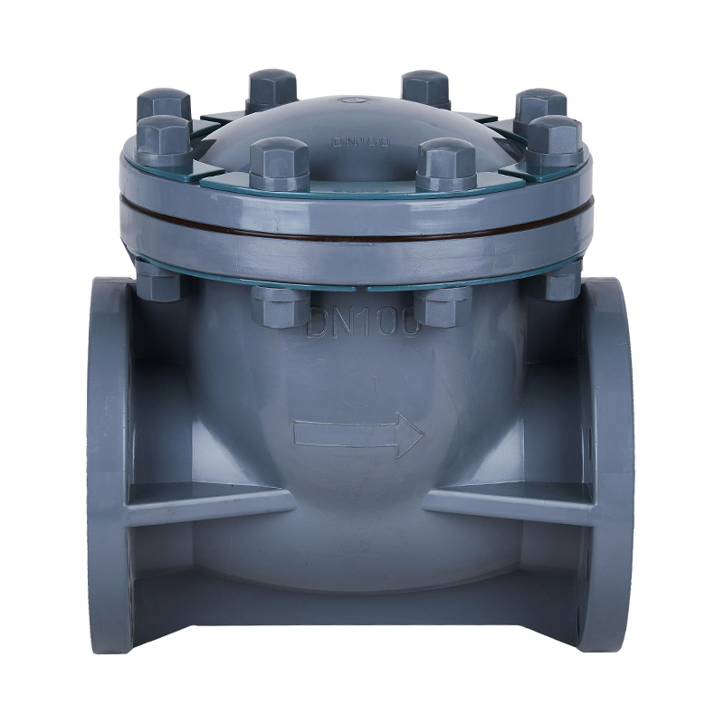 PVC-C H44F-10V Salınım Tipi Çek Valf DN15-300 1/2'-12' ANSI Standardı