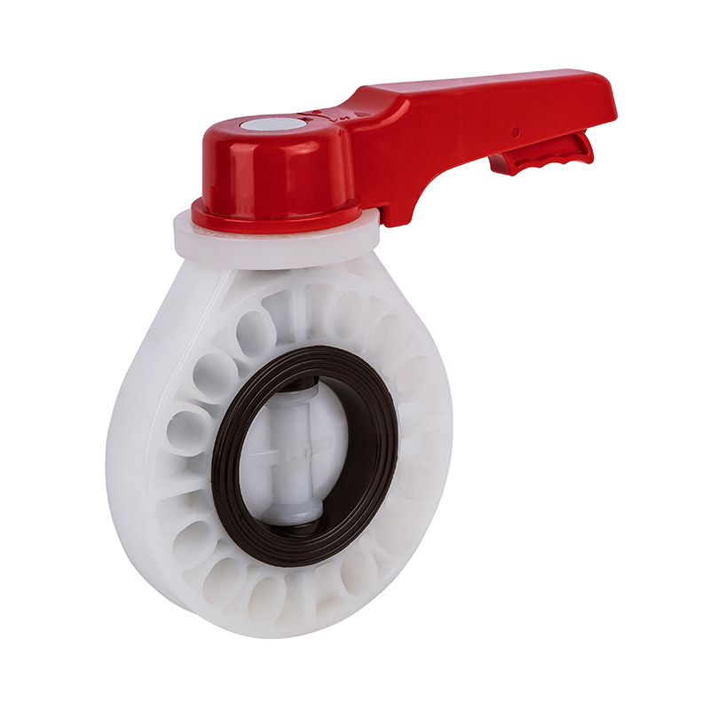 PVDF D71X-10F Kollu Kelebek Vana DN15-200 GB Standart