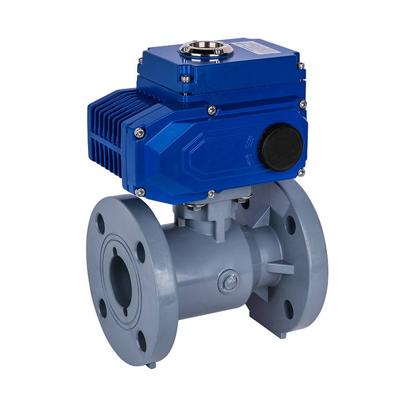 PVC-C D941F-10V Elektrikli Flanşlı Küresel Vana DN15-300 GB Standart