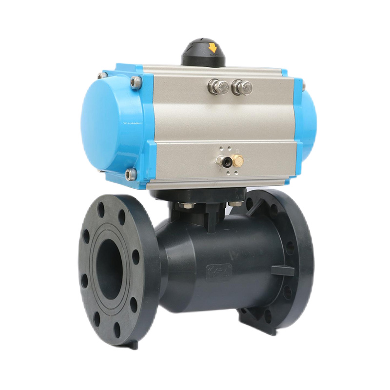 FRPP Q641F-10S Pnömatik Flanşlı Küresel Vana DN20-300 20A-300A JIS Standardı