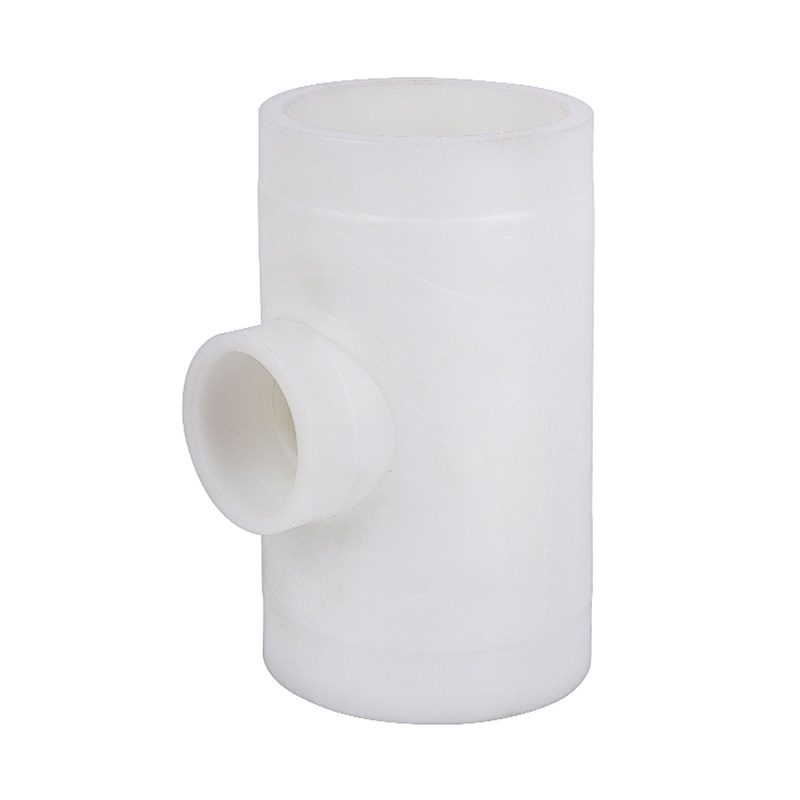 PVDF Alın Kaynaklı Redüksiyon Tee DN15*20-100*80 GB Standart